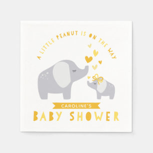 Guardanapo De Papel Pouco amarelo do chá de fraldas   do elefante   d