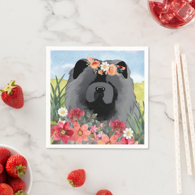 Guardanapo De Papel PRAGA EM PRETO-LUZ - Camisetas de cão de Vaca Azul (Insitu)