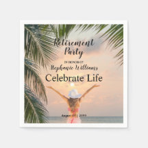 Praia de Aposentadoria Feminina Tema Pôr do Sol Pa