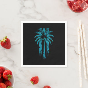 Guardanapo De Papel Praia Havaiana Verão Férias Tropicais Árvore de Pa