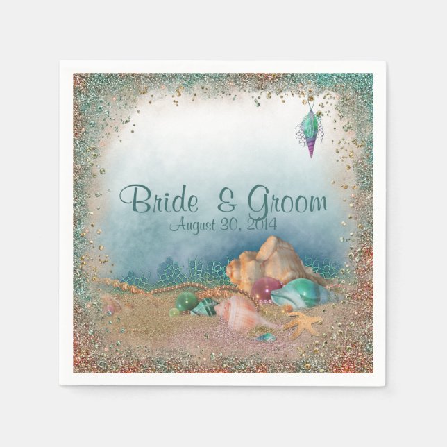 Guardanapo De Papel Praia Tropical (Frente)