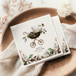 Guardanapo De Papel Pram 'Baby is Brewing' Coffee Baby Shower