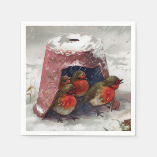 Guardanapo De Papel Prateleira para Robins ingleses