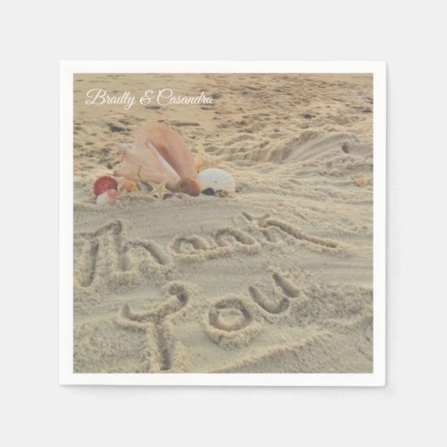 Guardanapo De Papel Prateleiras Modernas Personalizadas Obrigado (Frente)