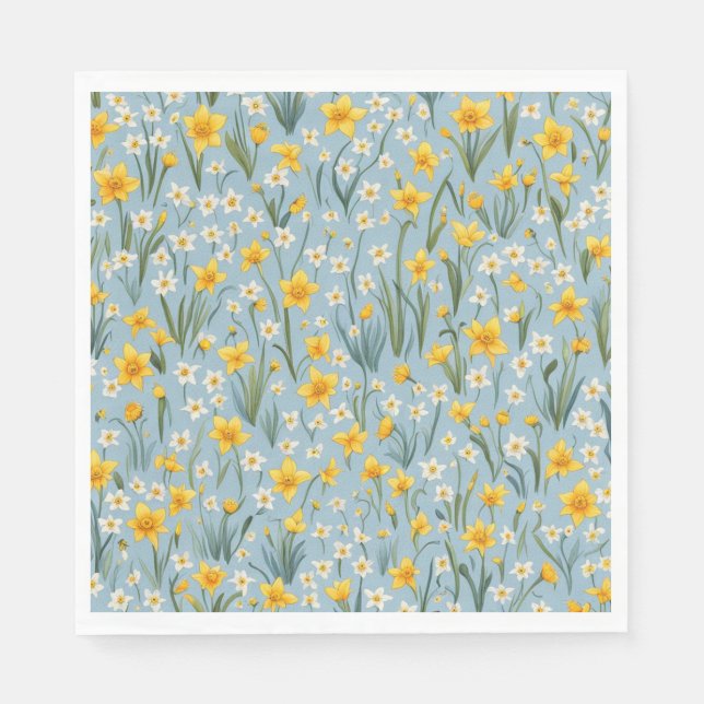 Guardanapo De Papel Pratos-piquenique - Daffodils (Frente)