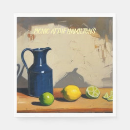 Guardanapo De Papel Pratos-piquenique - Limões de limões russos Jug It