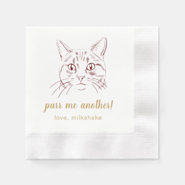 Guardanapo De Papel Pre Me Outro Casamento De Pet Napkins (Frente)