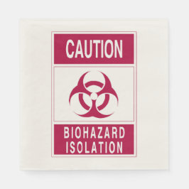 Guardanapo De Papel Precaução Bioperigo