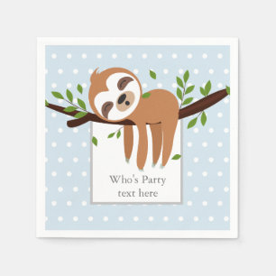 Guardanapo De Papel preguiça, preguiça aguda, ilustração animal