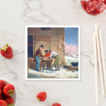 Preparando a Turquia Natal Francis Edmonds 1851