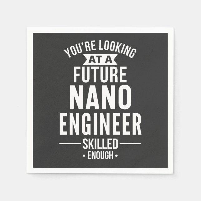 Guardanapo De Papel presente de engenheiro NANO (Frente)