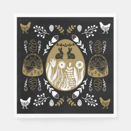 Guardanapo De Papel Presente de Feriado de páscoa de Abril