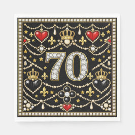 Guardanapo De Papel Presente de história de jóias inspiradas em Tudor