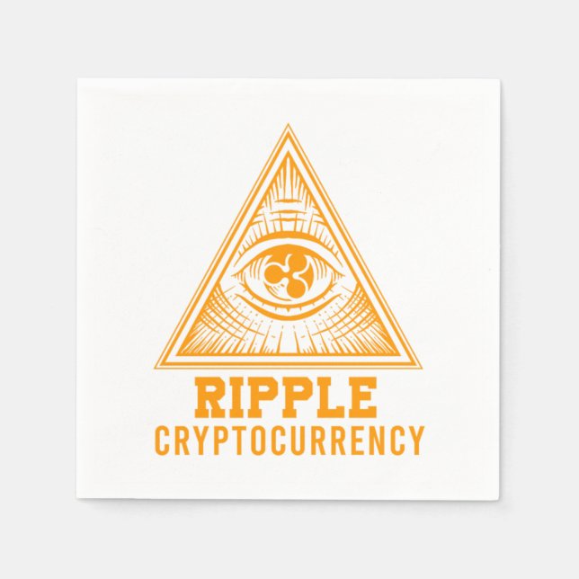 Guardanapo De Papel Presente de Illuminati de Cripto Cristal de Todos  (Frente)