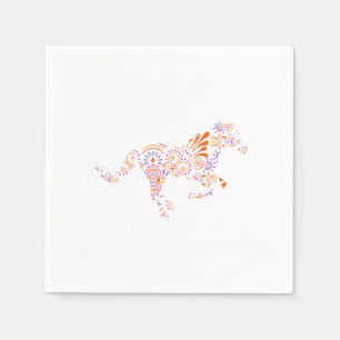 Guardanapo De Papel Presente estável para cavalos Equestres Equestres