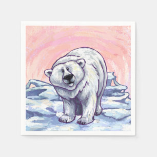 Guardanapo De Papel Presentes & acessórios do urso polar