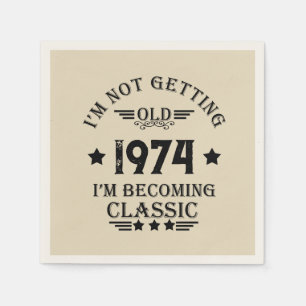 Guardanapo De Papel Presentes de 50 anos personalizados