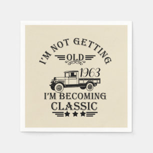 Guardanapo De Papel Presentes de 60 anos personalizados