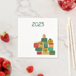 Guardanapo De Papel presentes de Natal