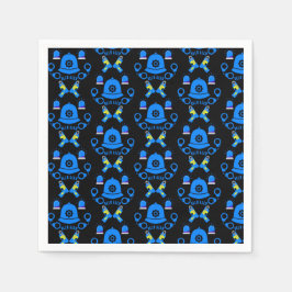 Guardanapo De Papel Presentes E Acessórios Da Polícia Britânica