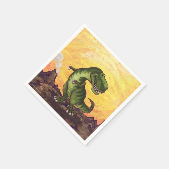 Guardanapo De Papel Presentes e acessórios do Tyrannosaurus (Canto)