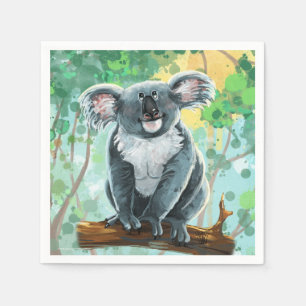 Guardanapo De Papel Presentes e acessórios do urso Koala