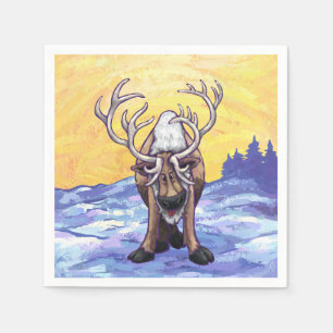 Guardanapo De Papel Presentes e acessórios para Reindeer