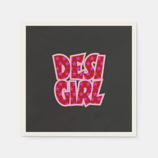 Guardanapo De Papel Presentes inspirados em Bollywood (Frente)