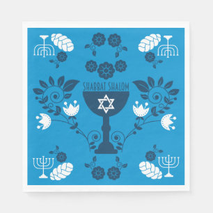 Guardanapo De Papel Presentes judeus tradicionais para Shabbat