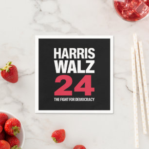 Guardanapo De Papel Presidente Eleita Kamala Harris & Tim Walz 2024 