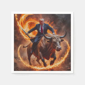 Guardanapo De Papel Presidente Trump Eleição Fundo Republicano Napkin