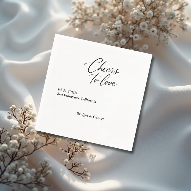 Guardanapo De Papel preto e branco aplaude o roteiro do amor (Criador carregado)