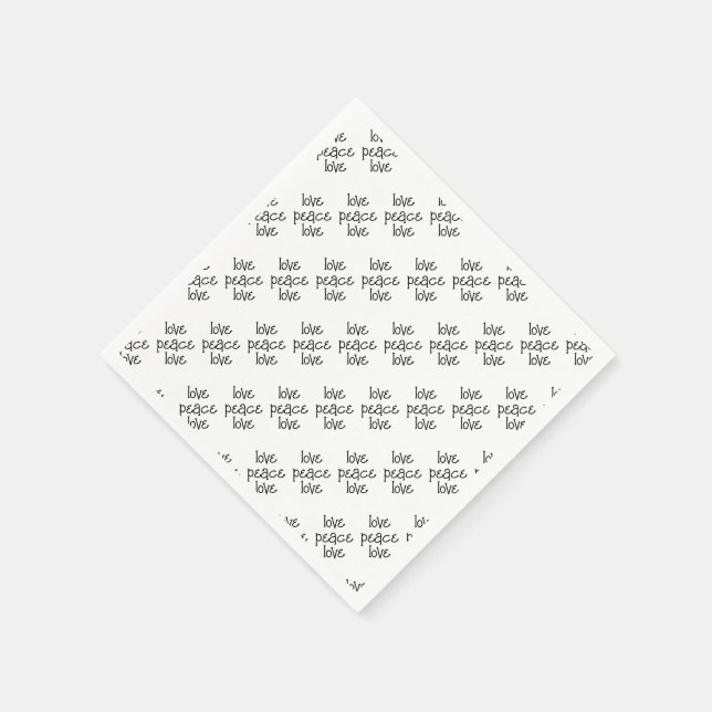 Guardanapo De Papel Preto e Branco: personalizado (Canto)