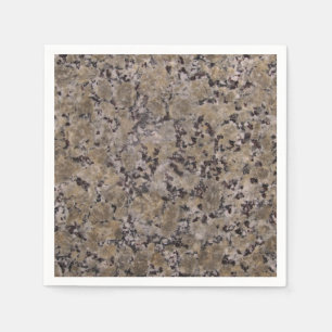 Guardanapo De Papel Preto e Tan Granite