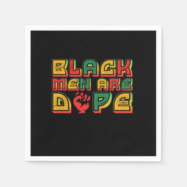 Guardanapo De Papel preto_men_are_dope_01 (Frente)