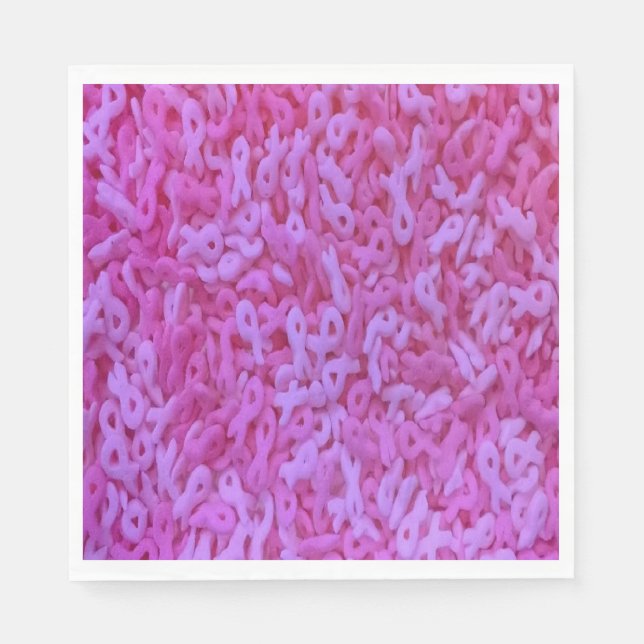 Guardanapo De Papel Prévia de fita rosa (Frente)