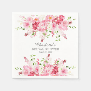 Guardanapo De Papel Primavera Blossomo Chá de panela Floral Napkins