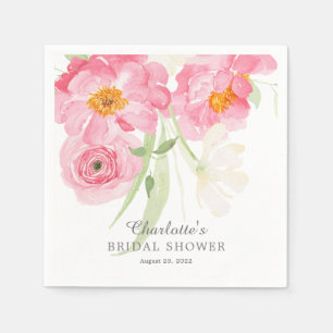 Guardanapo De Papel Primavera Blossomo Chá de panela Floral Napkins