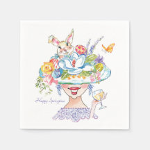 Primavera Bonny Bonnet Bonito Lady Napkins