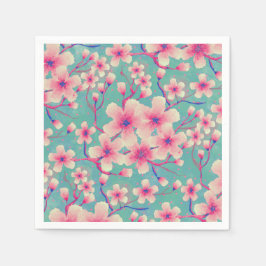 Guardanapo De Papel Primavera Cherry Blossoms verde Case-Mate iPhone C