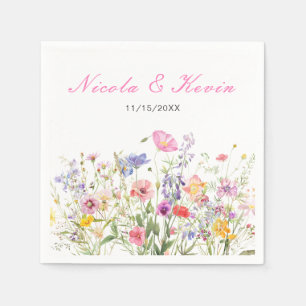 Guardanapo De Papel Primavera de Flor Porta copos Floral