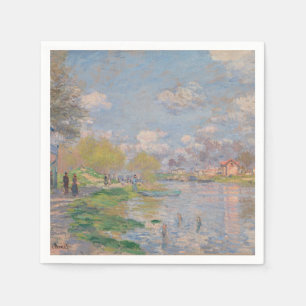 Guardanapo De Papel Primavera do Sena por Monet Impressionist