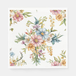 Guardanapo De Papel Primavera Floral Dia de as mães Party Napkins