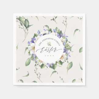 Guardanapo De Papel Primavera Floral Watercolor Páscoa Napkins