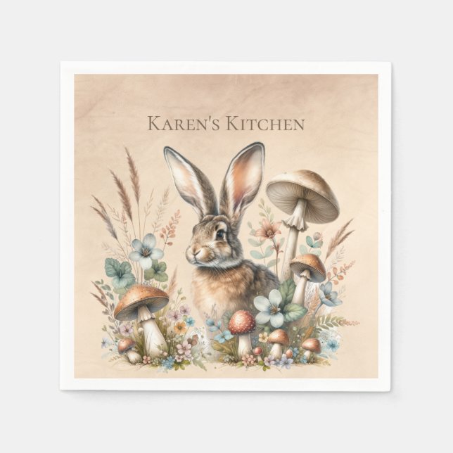 Guardanapo De Papel Primavera Jack Rabbit (Frente)