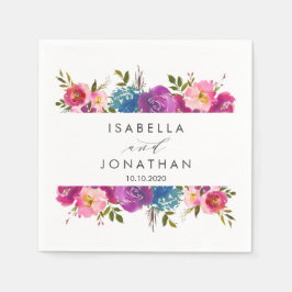 Guardanapo De Papel Primavera Lush | Casamento de Frame de Flor Person