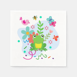 Guardanapo De Papel Primavera no Jardim