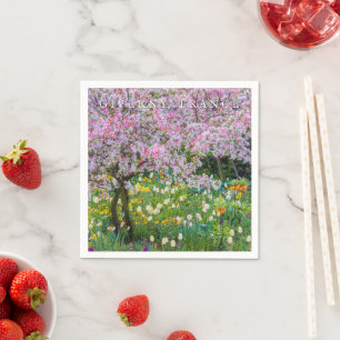 Guardanapo De Papel Primavera no Jardim de Claude Monet