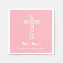 Primeira Comunhão Rosa Cruz Branca