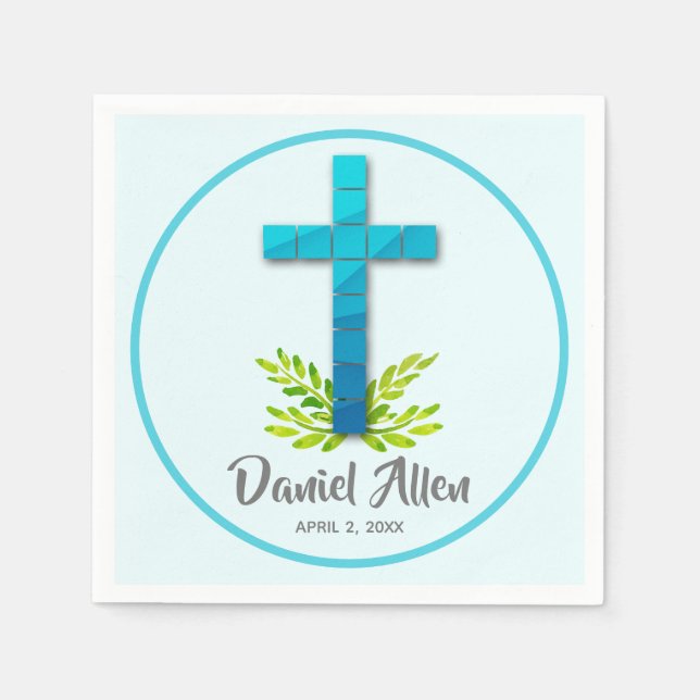 Guardanapo De Papel Primeira Comunidade Cruz Azul (Frente)